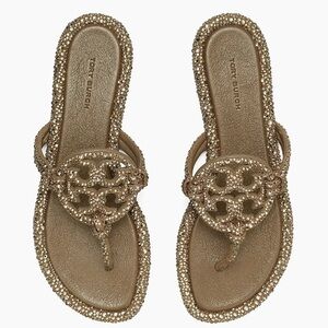 Tory Burch Miller Knotted Sandals 7.5 NIB